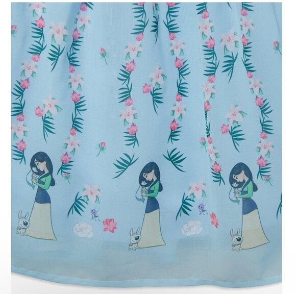 Disney Mulan Puff Sleeve Toddler Romper — BoxLunch Exclusive Size-3T - Picture 3 of 3